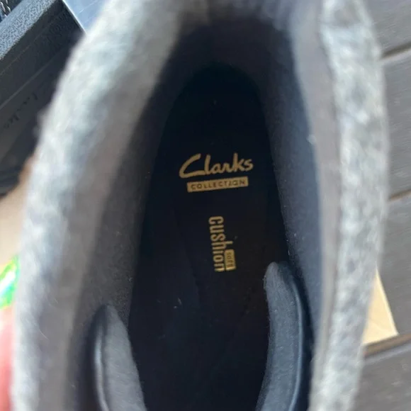 Clarks Boots Women's 9.5 Black Hiking Lace Up cushion comfort store display - Picture 7 of 15